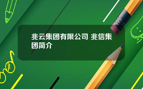 兆云集团有限公司 兆信集团简介