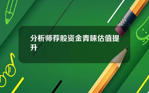 分析师荐股资金青睐估值提升