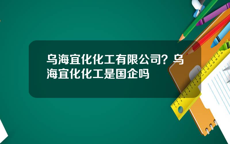 乌海宜化化工有限公司？乌海宜化化工是国企吗