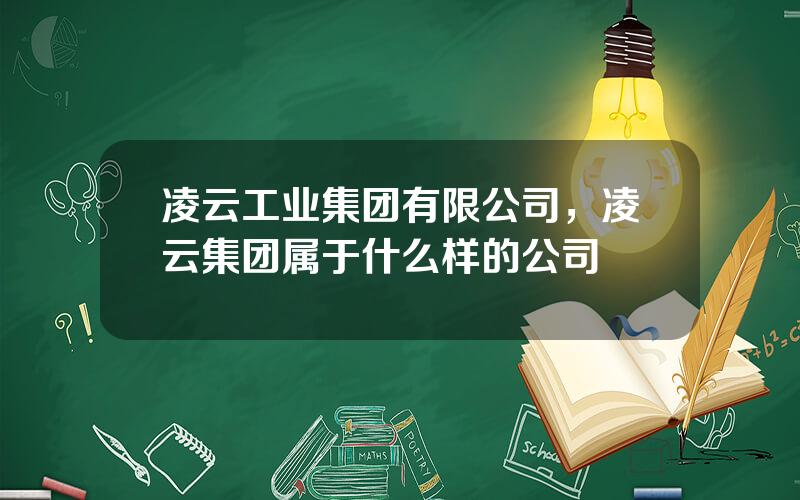 凌云工业集团有限公司，凌云集团属于什么样的公司