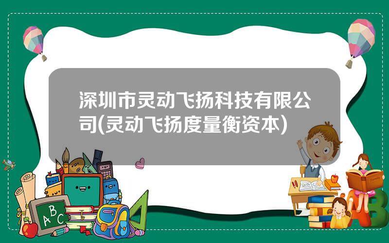 深圳市灵动飞扬科技有限公司(灵动飞扬度量衡资本)